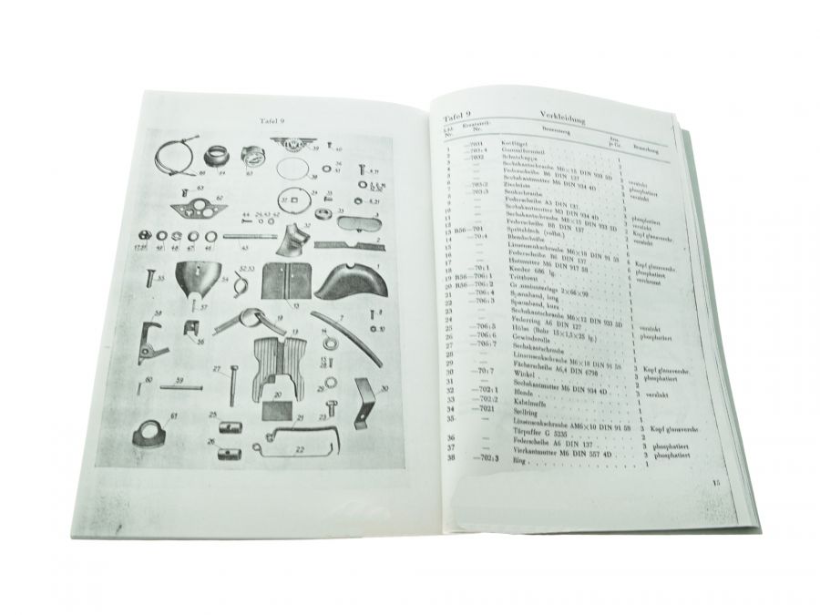 Ersatzteilliste IWL Wiesel Pitty