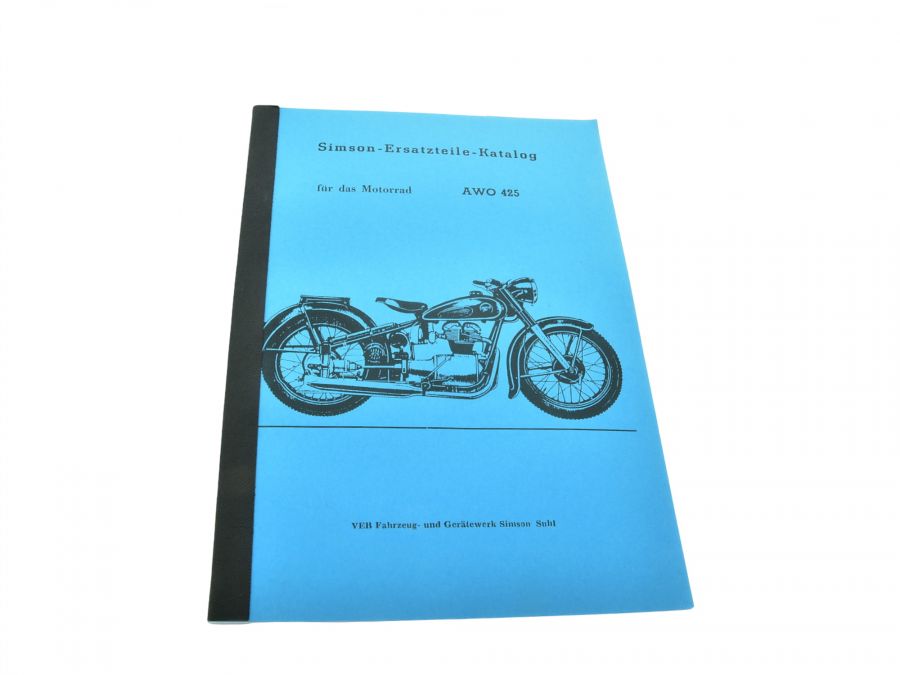 Ersatzteilkatalog AWO -T inkl. Stoye Beiwagen