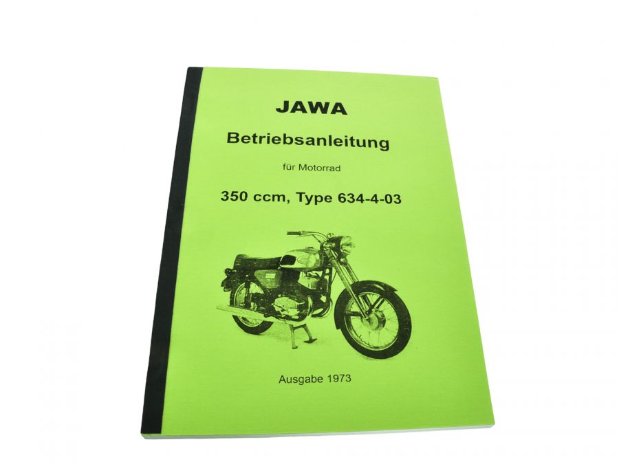 Betriebsanleitung Jawa 350 ccm Typ 634