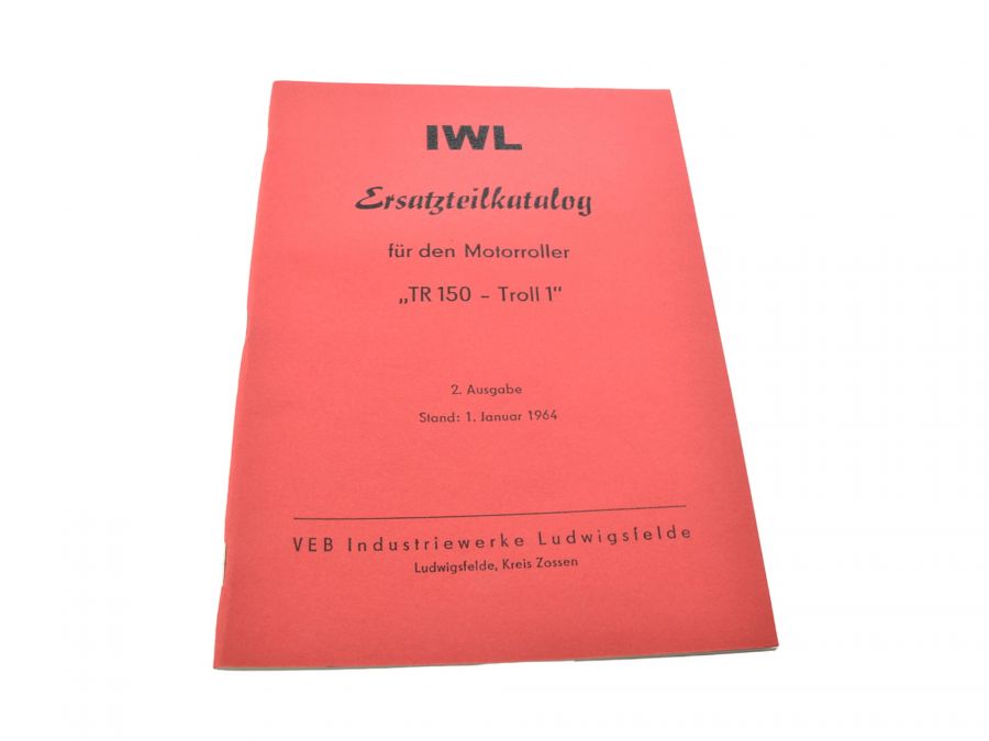 Ersatzteilliste IWL Troll TR150