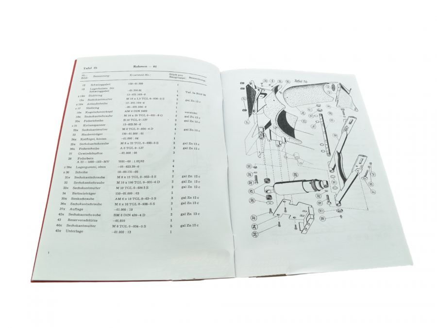 Ersatzteilliste IWL Troll TR150