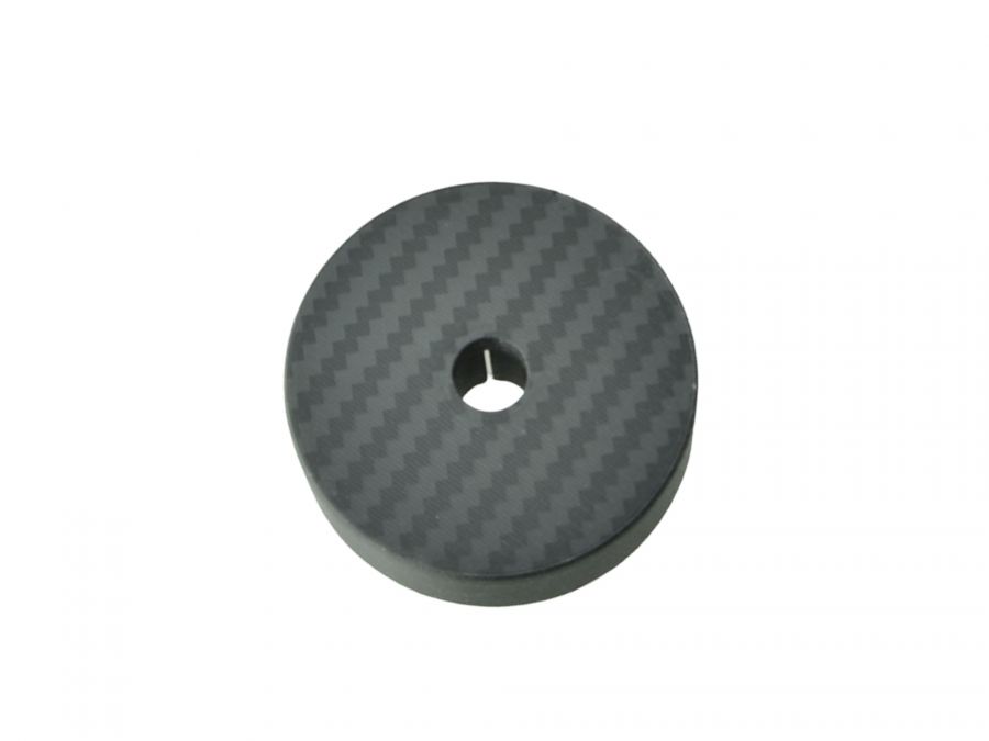 Abdeckung Lenkkopf 3D Druck SIMSON S50 S51 - CARBON-​Optik MIT Loch