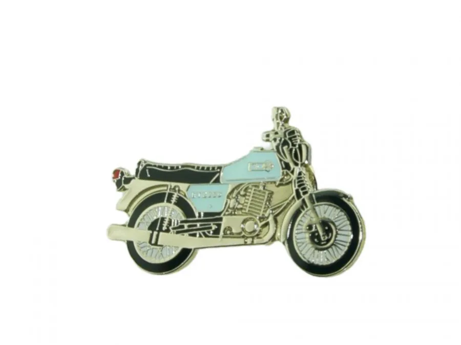 Pin Ansteckpin MZ ETZ250 blau