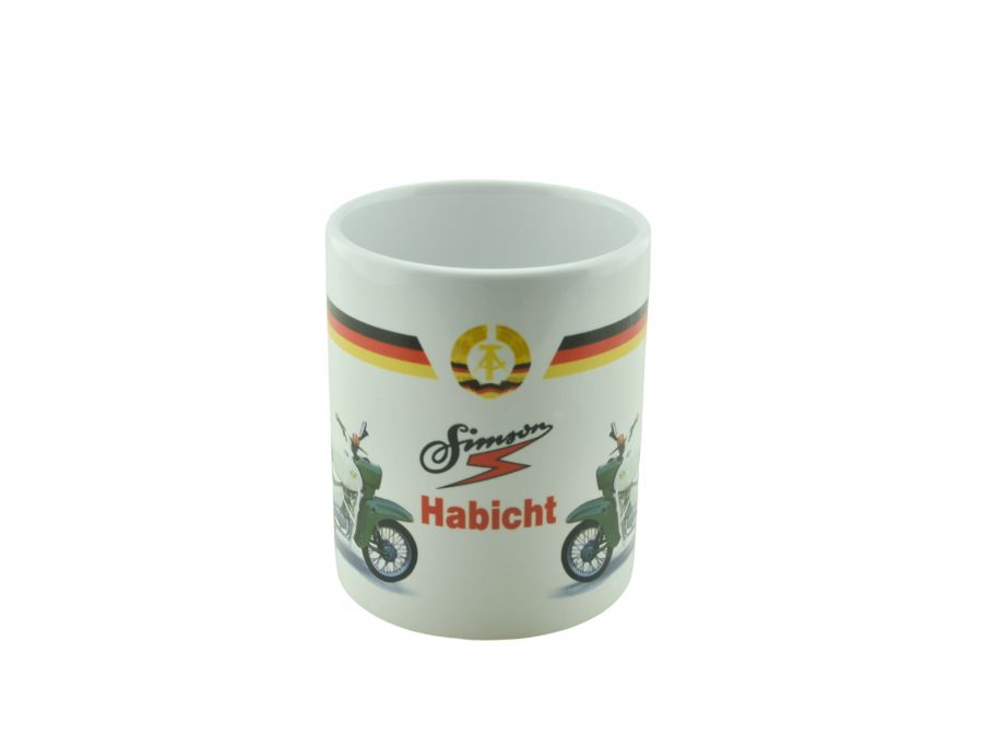 Tasse mit Motiv Simson Habicht