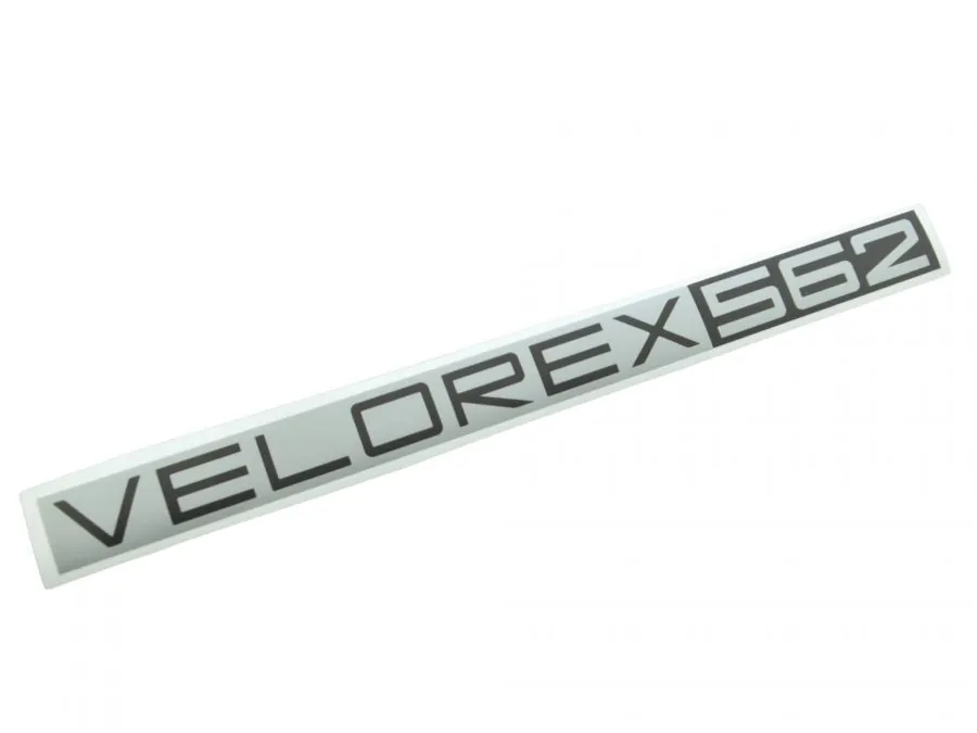 Aufkleber Silber für Velorex 562 Originalgetreues Dekor
