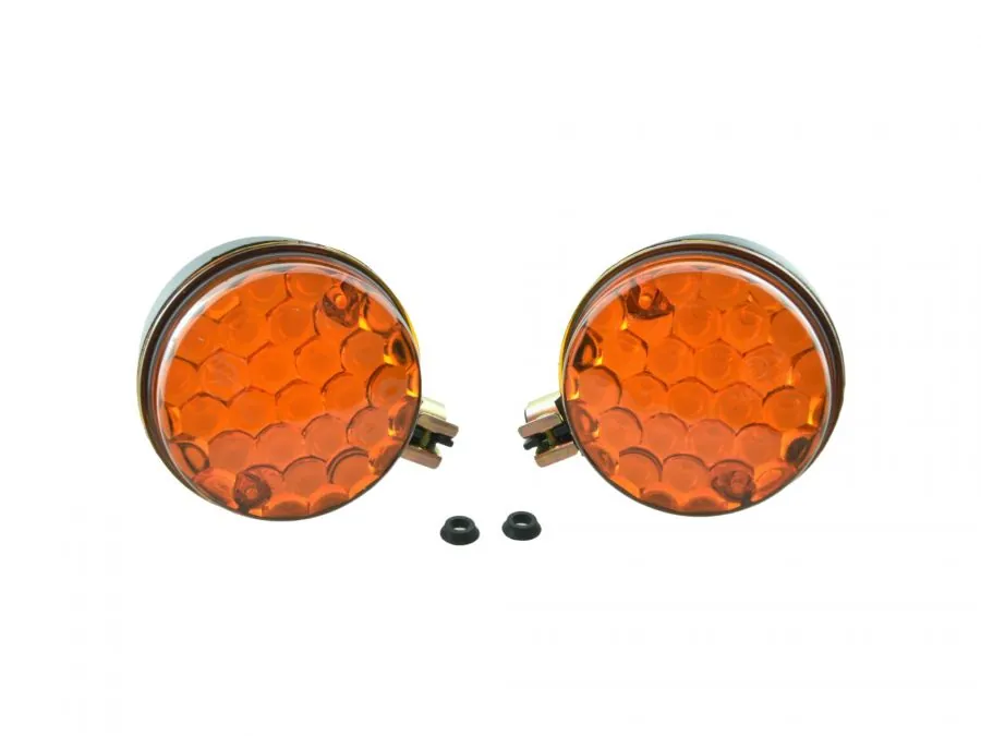 LED-Blinker Paar hinten passend für MZ TS ETZ Simson S51 S50 mit Prüfzeichen