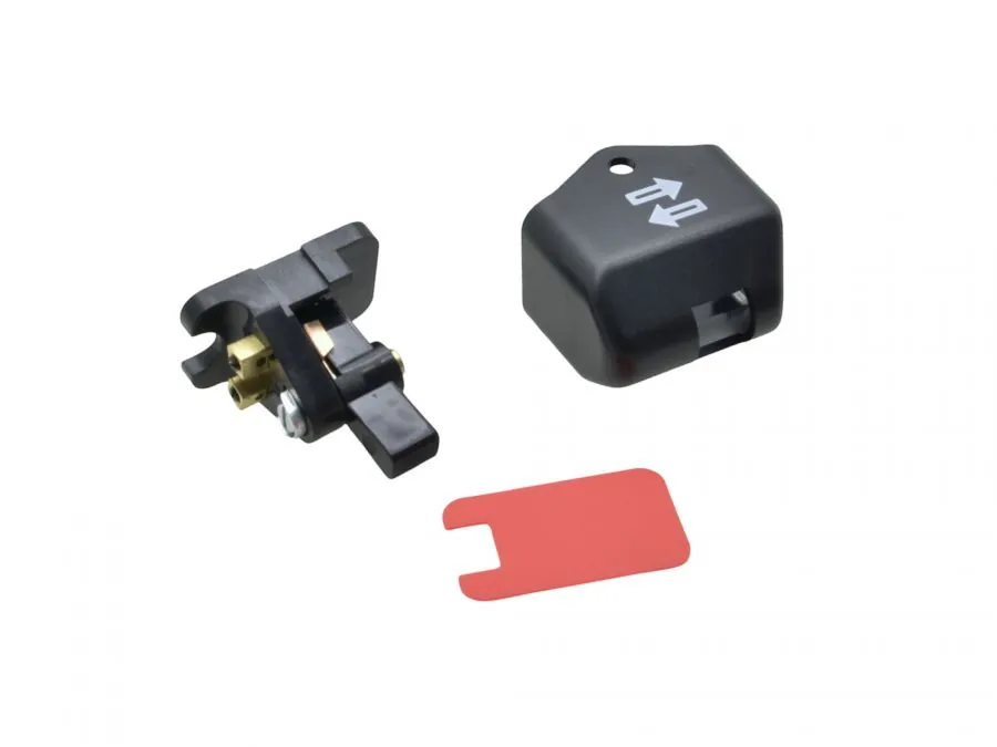 Blinkerschalter OHNE Ausschnitt SCHWARZ für SIMSON KR51 SR4/ komplett