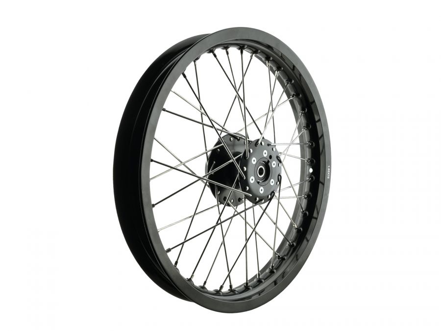 Tuning-Speichenrad ALU/VA S51 S53 S83 1,85x16 Zoll Scheibenbremse Nabe-Felge SCHWARZ