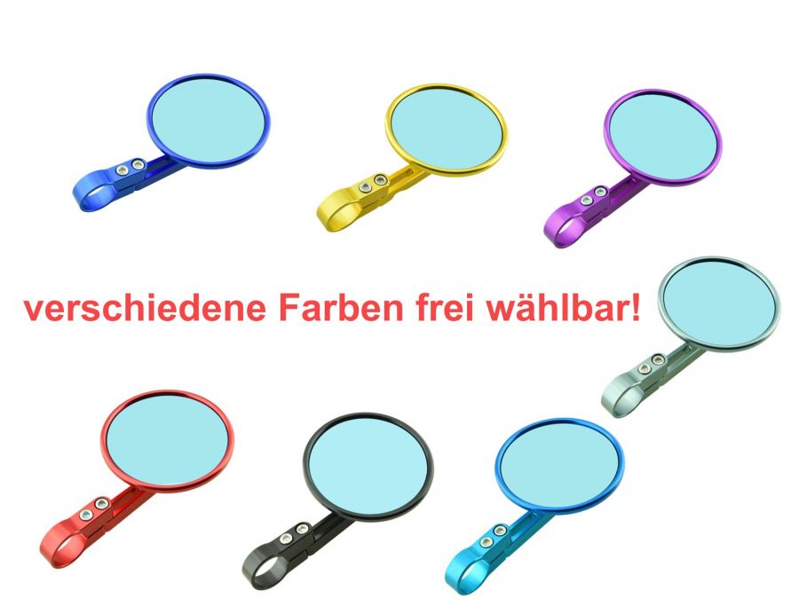 ZT-CNC Spiegel mit Lenkerklemmung versch. Farben