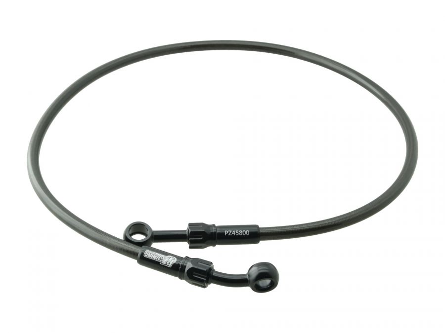PZ-Tuning Stahlflexbremsleitung S51 S50 Standartlenker 800mm Schwarz