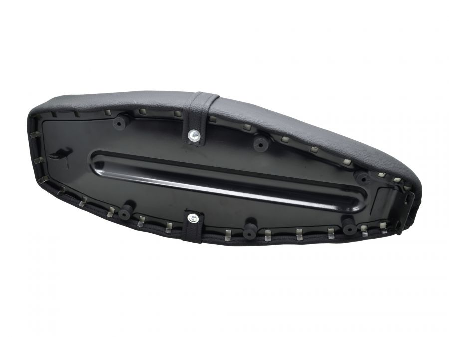 Flache Tuning Sitzbank „Square Line“ – Karomuster schwarz für Simson S50 S51 S70