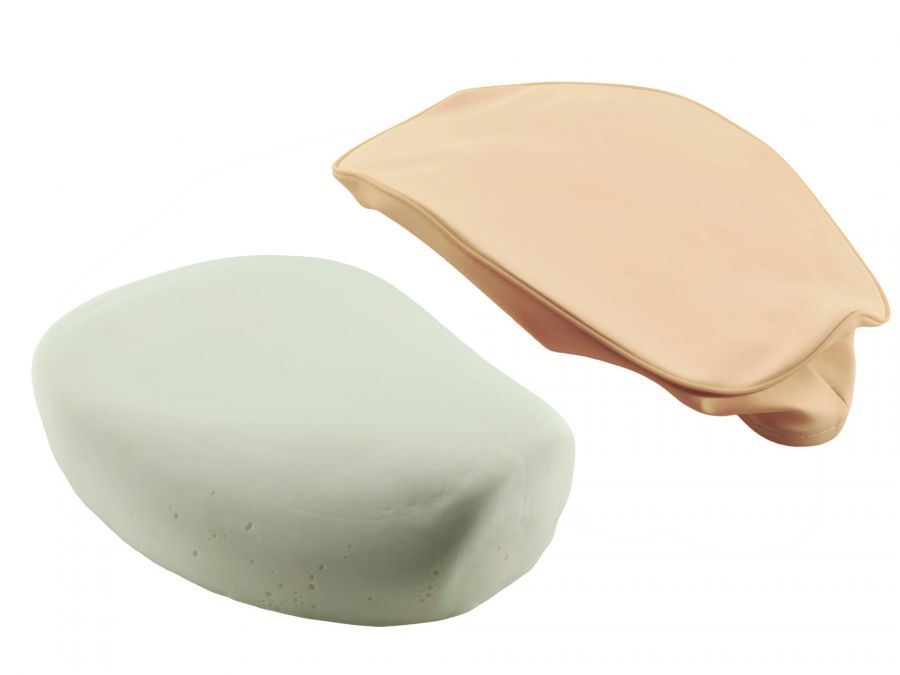 Sitzbezug BEIGE mit Sitzbankkern aus Schaumstoff für Simson KR50 Einzelsitz