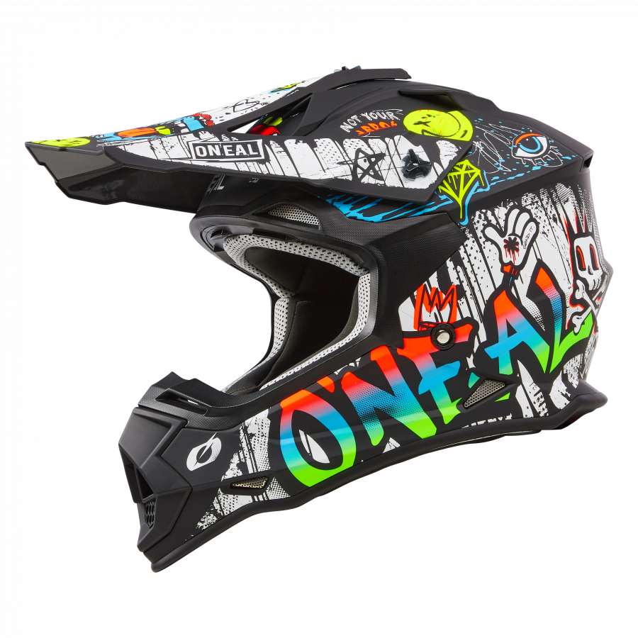 Crosshelm O`NEAL 2SRS RANCID schwarz bunt