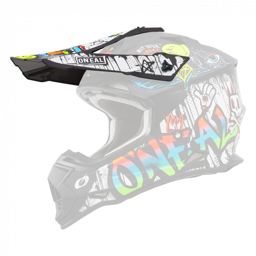 Crosshelm O`NEAL 2SRS RANCID schwarz bunt