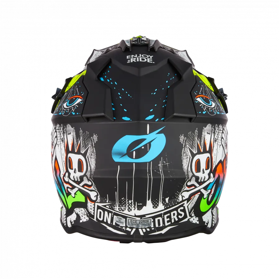 Crosshelm O`NEAL 2SRS RANCID schwarz bunt