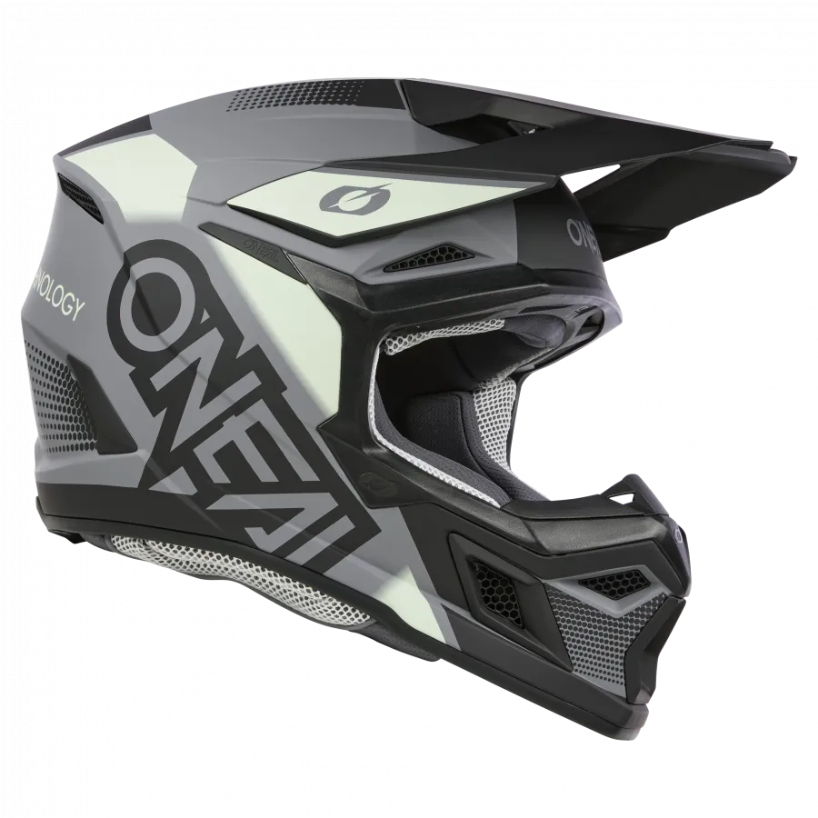 Crosshelm O`NEAL 3SRS VISION V.24 schwarz grau