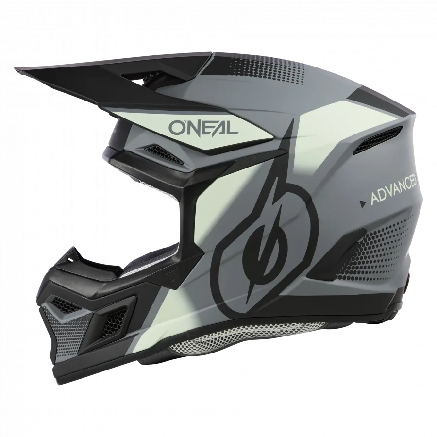 Crosshelm O`NEAL 3SRS VISION V.24 schwarz grau