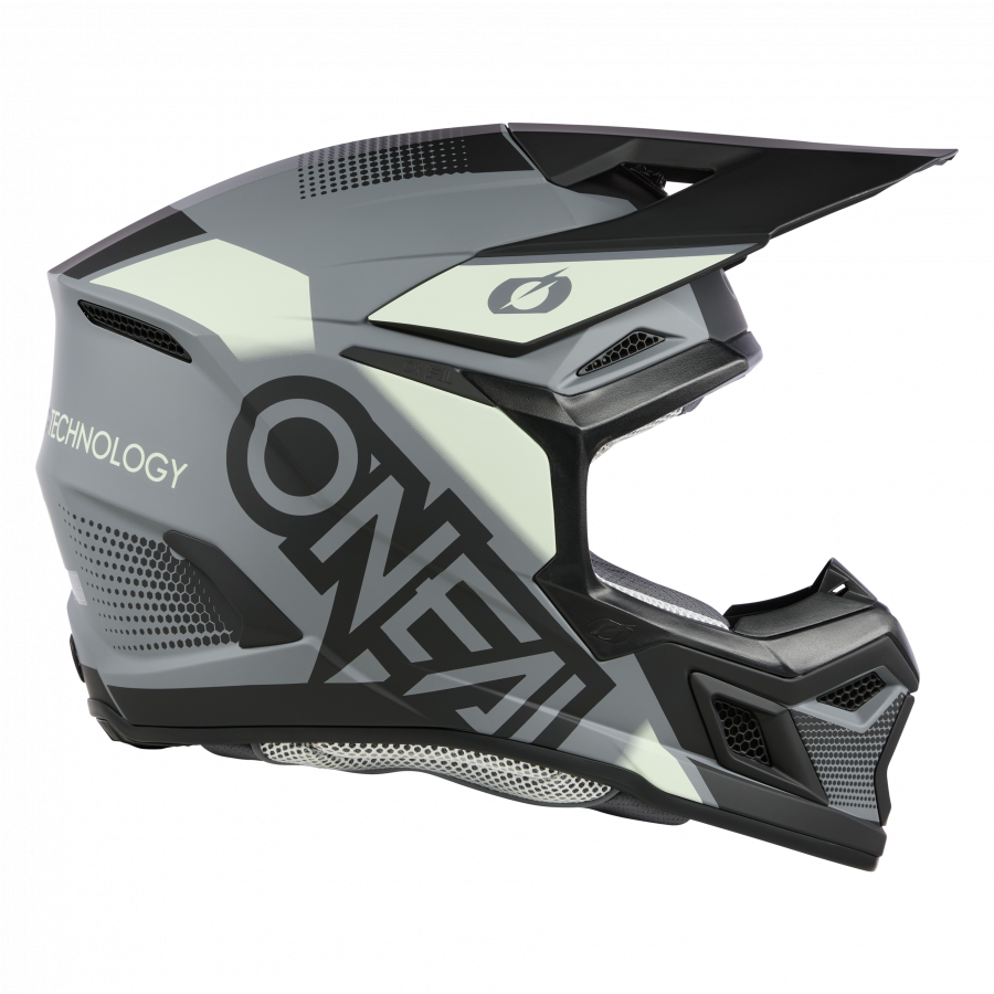 Crosshelm O`NEAL 3SRS VISION V.24 schwarz grau