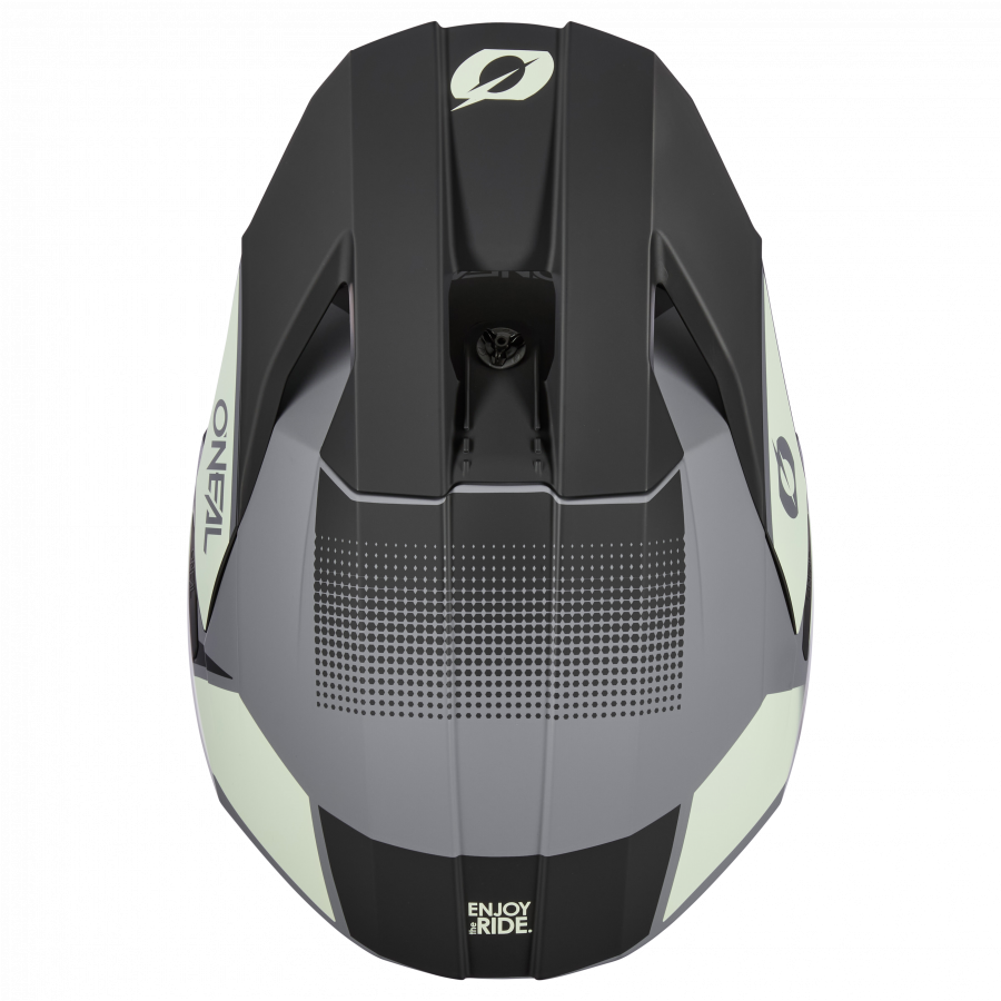 Crosshelm O`NEAL 3SRS VISION V.24 schwarz grau