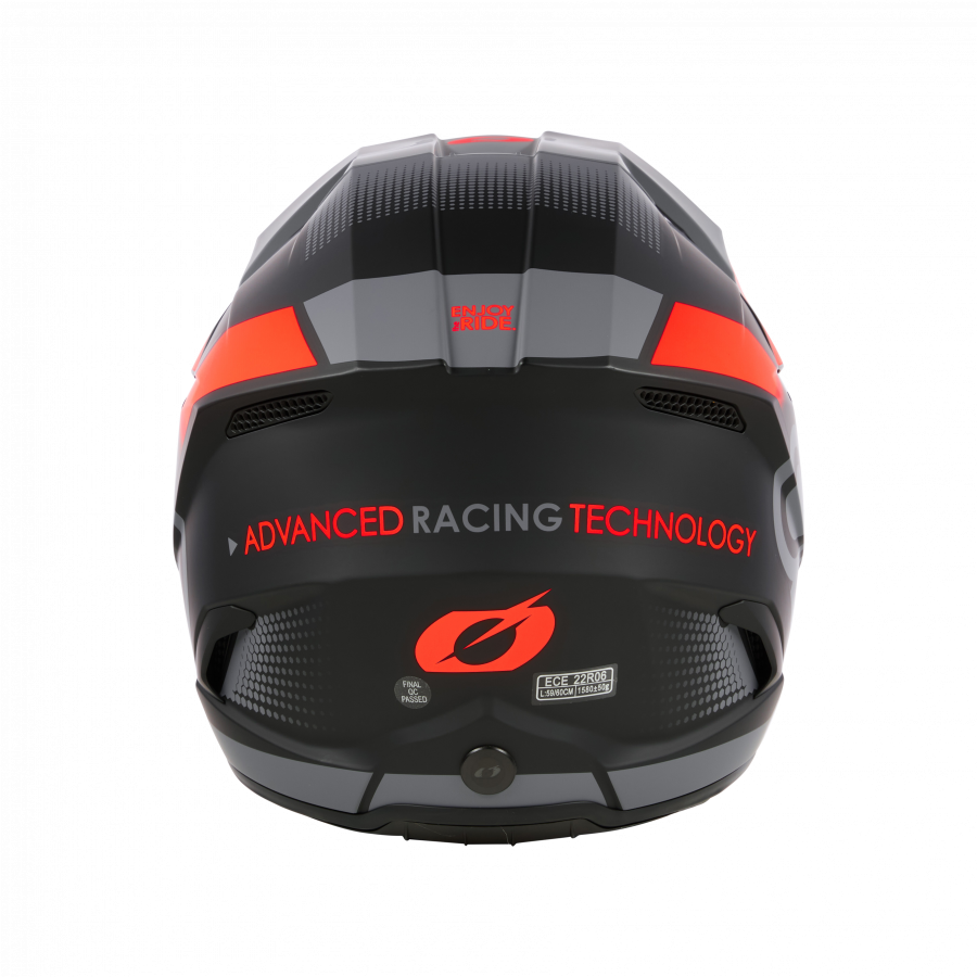 Crosshelm O`NEAL 3SRS VISION V.24 schwarz rot grau