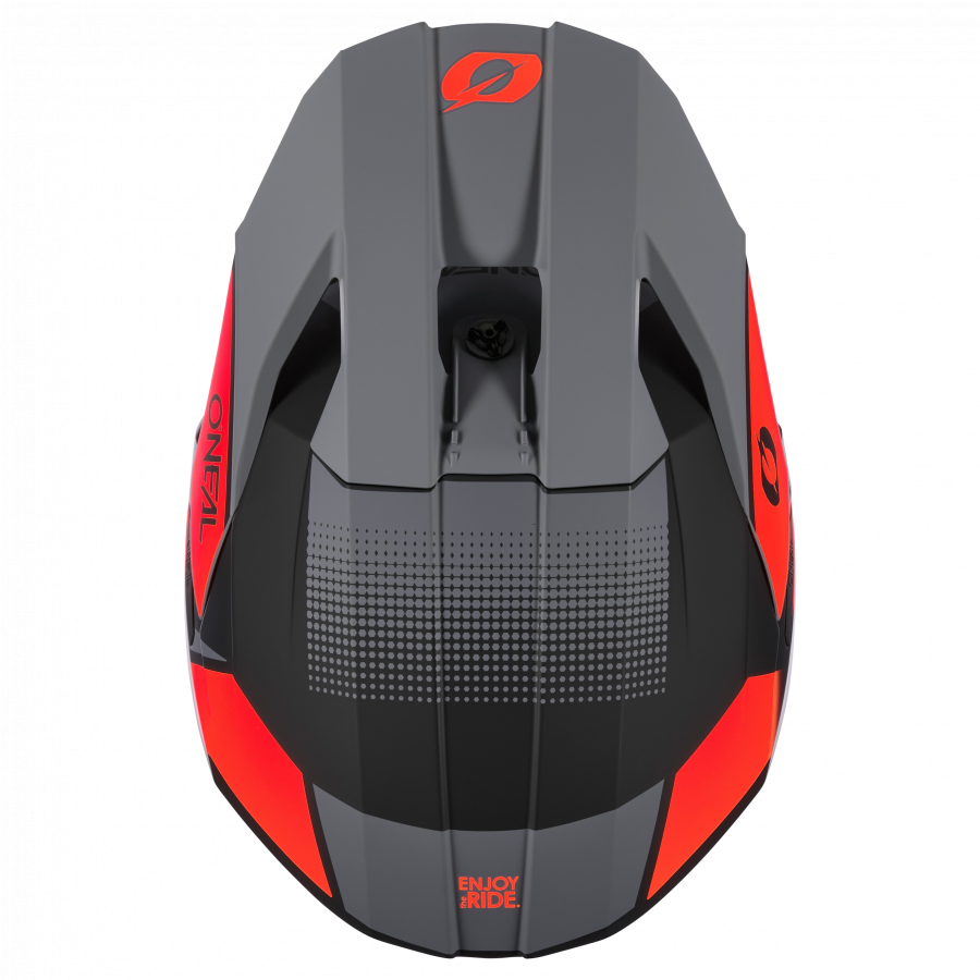 Crosshelm O`NEAL 3SRS VISION V.24 schwarz rot grau