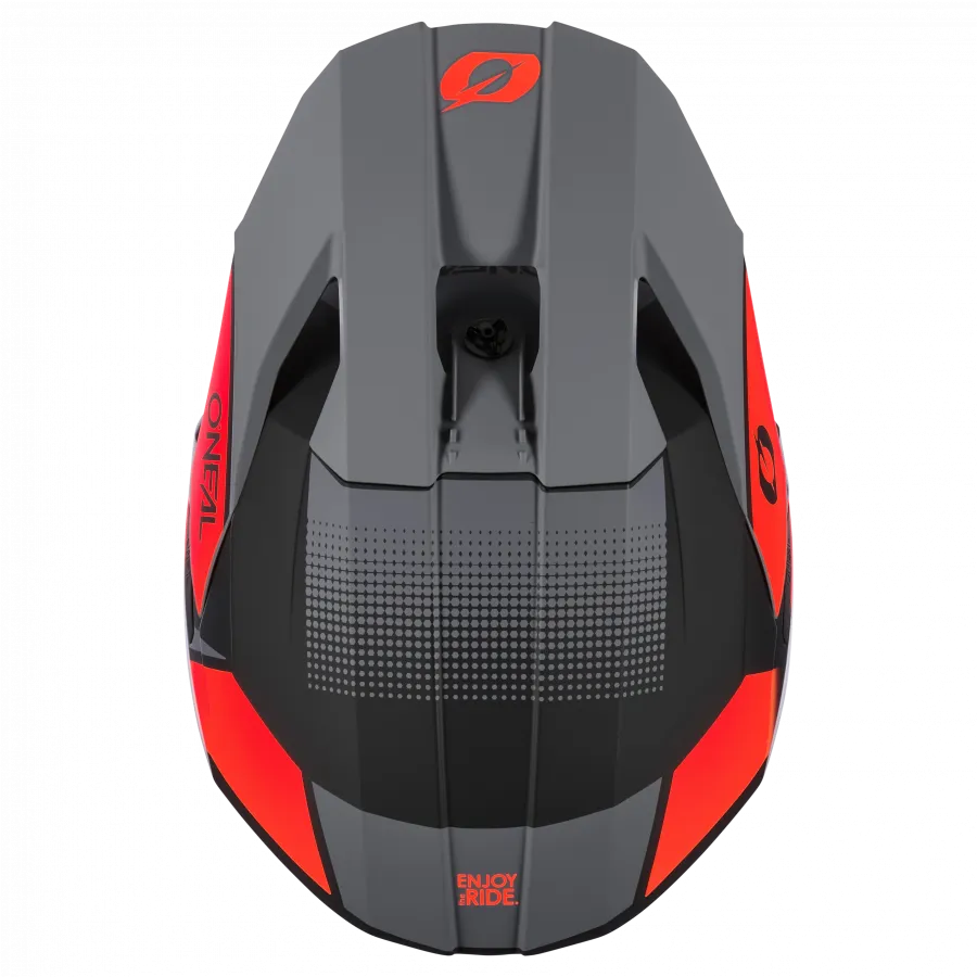 Crosshelm O`NEAL 3SRS VISION V.24 schwarz rot grau