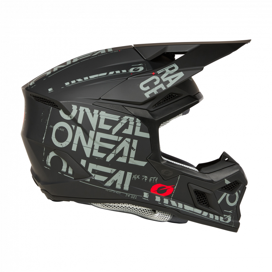 Crosshelm O`NEAL 3SRS STATIC V.25 schwarz grau