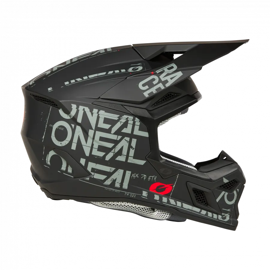 Crosshelm O`NEAL 3SRS STATIC V.25 schwarz grau