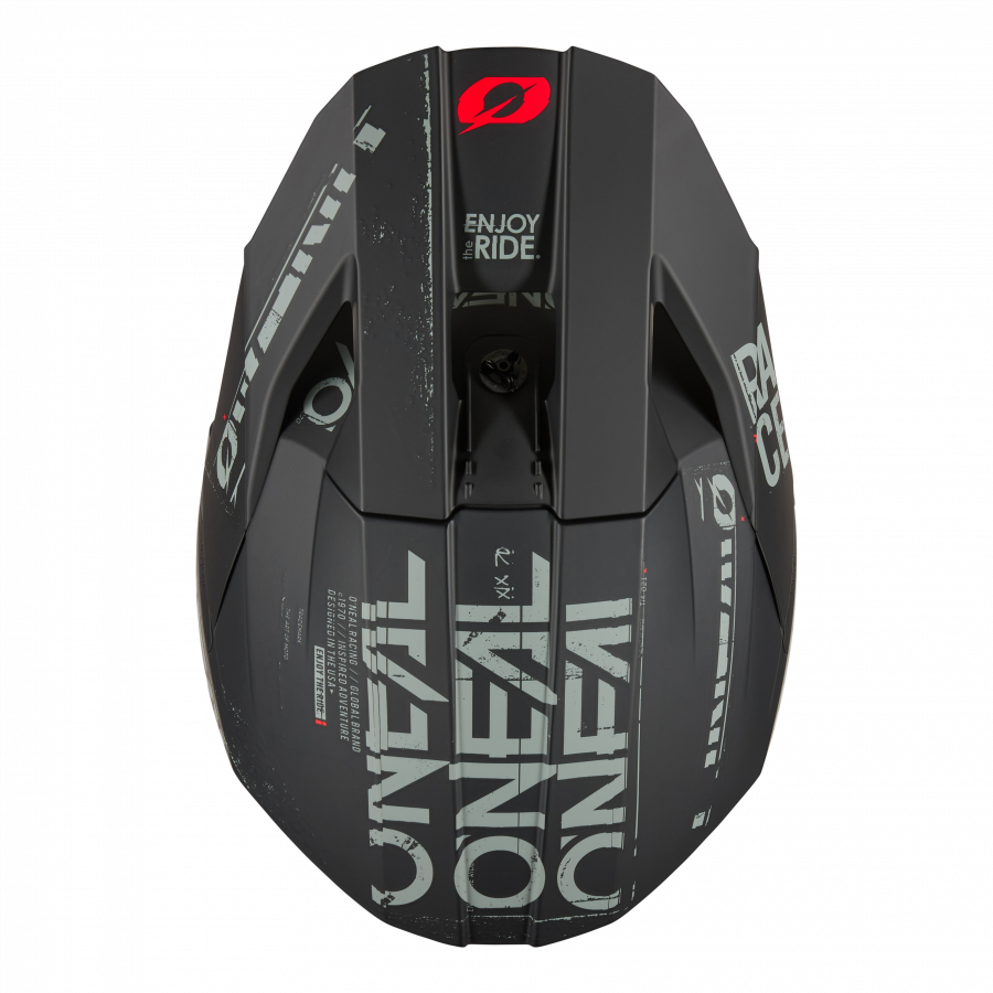 Crosshelm O`NEAL 3SRS STATIC V.25 schwarz grau