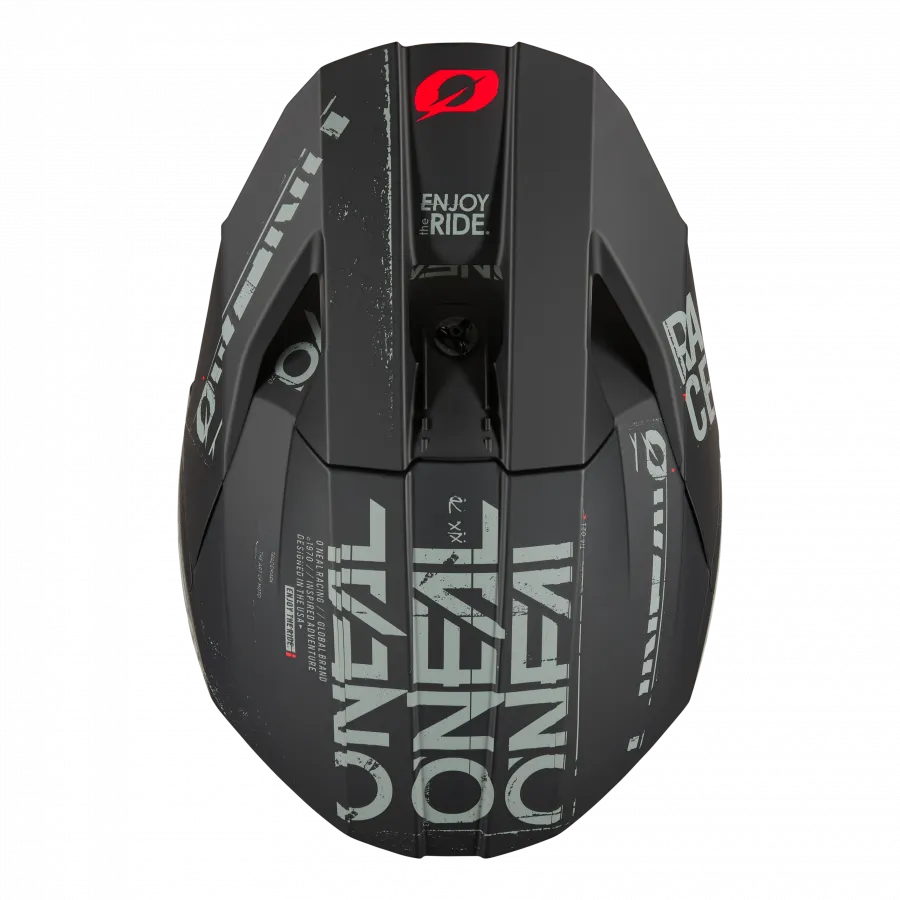 Crosshelm O`NEAL 3SRS STATIC V.25 schwarz grau