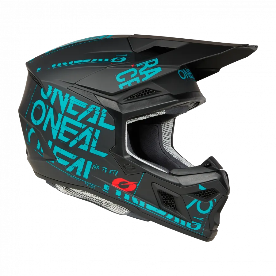 Crosshelm O`NEAL 3SRS STATIC V.25 schwarz teal