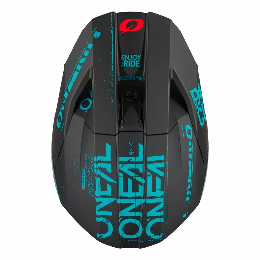 Crosshelm O`NEAL 3SRS STATIC V.25 schwarz teal