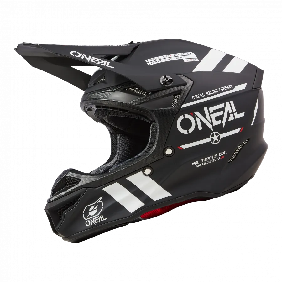 Crosshelm O`NEAL 5SRS Polyacrylite WARHAWK schwarz