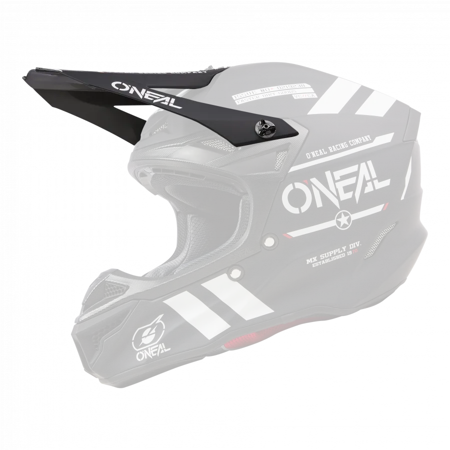 Crosshelm O`NEAL 5SRS Polyacrylite WARHAWK schwarz