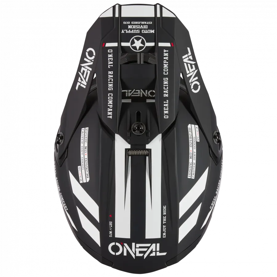 Crosshelm O`NEAL 5SRS Polyacrylite WARHAWK schwarz