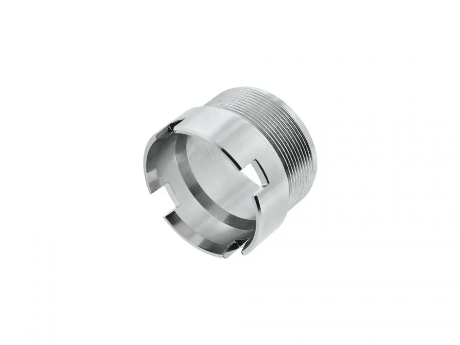 Dt. Krümmermutter CHROM ETZ250 ETZ251 Loch ECKIG, für MZ