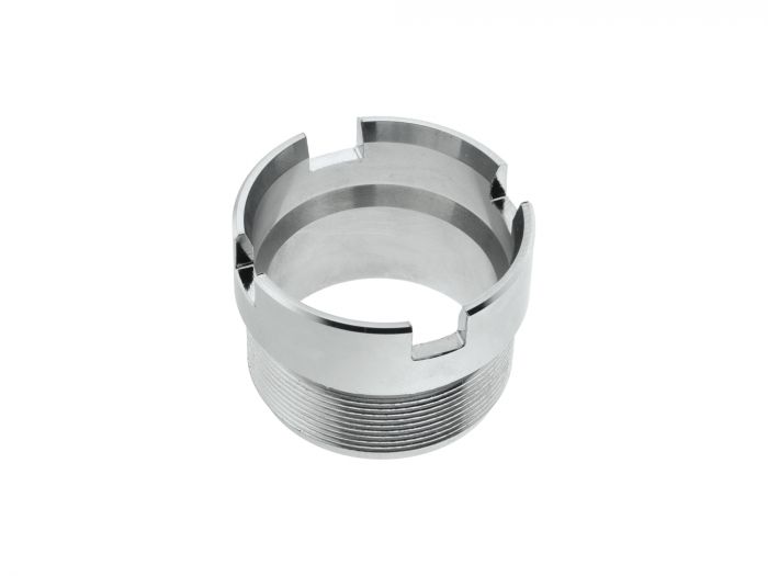 Dt. Krümmermutter CHROM ETZ250 ETZ251 Loch ECKIG, für MZ
