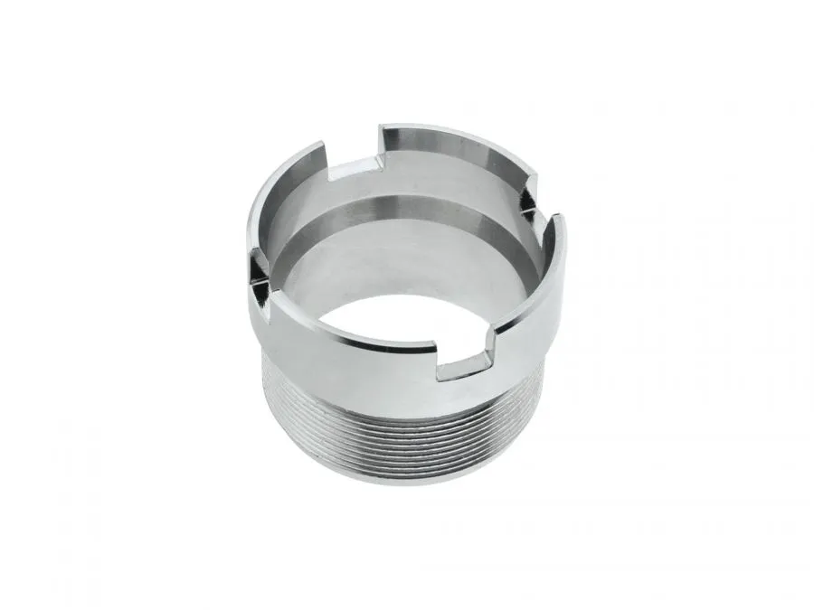 Dt. Krümmermutter CHROM ETZ250 ETZ251 Loch ECKIG, für MZ