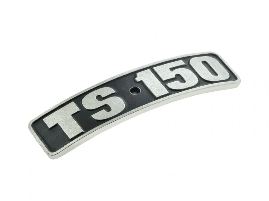 Abzeichen, Plakette für Kotflügel passend für MZ TS150 gebogen