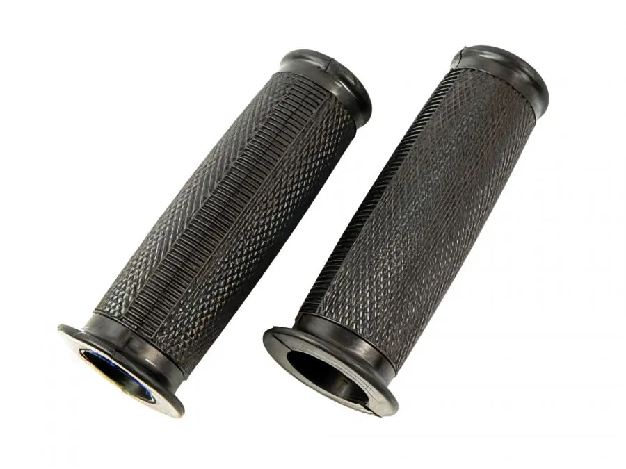 2.WAHL Griffgummi - Set für MZ, ES, BK, AWO, RT, EMW, ballig, schwarz, Standardqualität