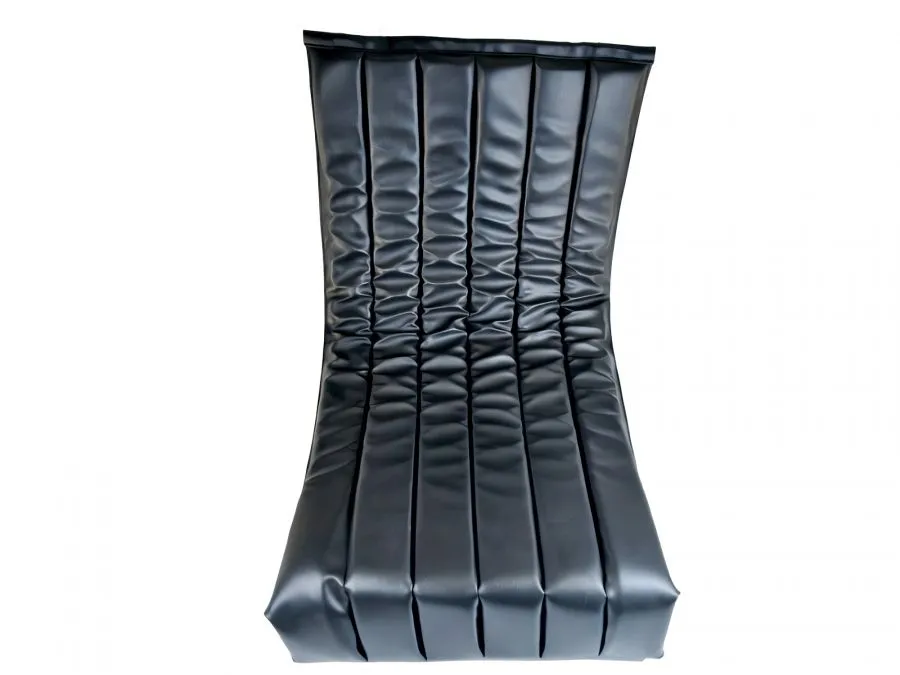 Sitz komplett Superelastik mit Holzrahmen schwarz