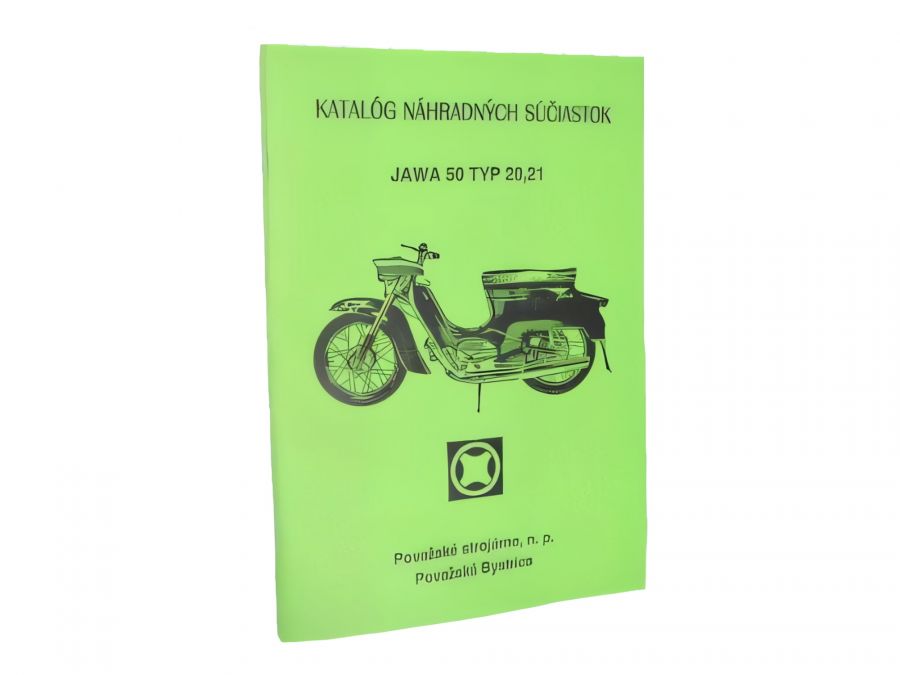 Ersatzteilkatalog Jawa Moped Typ 20 21 in tschechisch