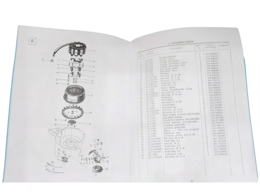 Ersatzteilkatalog Roller Tatran S125