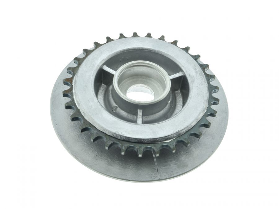 Kettenrad, Mitnehmer mit Zahnkranz für Simson Roller SR50 31-Zahn