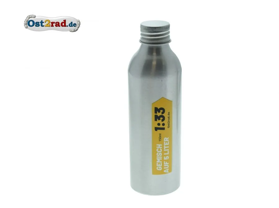 Ölflasche Aluminium 150ml Mischöl Gemisch 1:33 für Simson, MZ, JAWA Ölflasche Aluminium 150ml Mischöl Gemisch 1:33 für Simson, MZ, JAWA