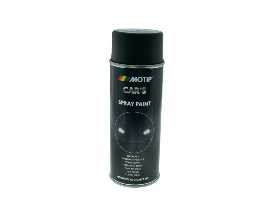 Rallye - Lack schwarz matt MOTIP vormals DUPLI Spraydose 400ml