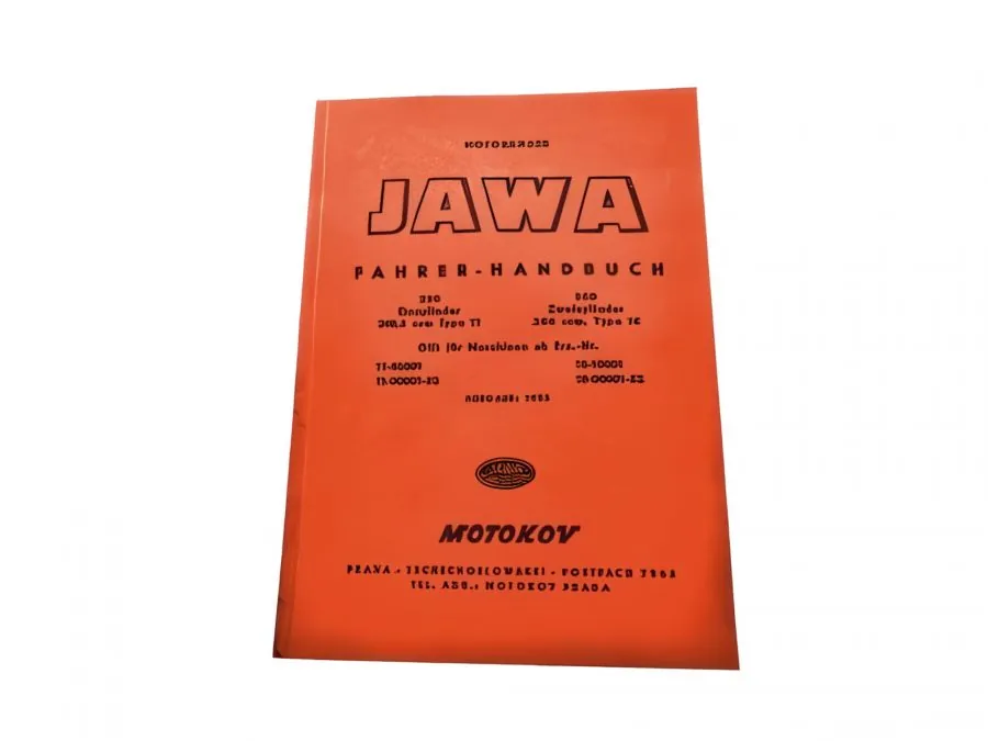Fahrerhandbuch JAWA Perak 250 350 deutsch