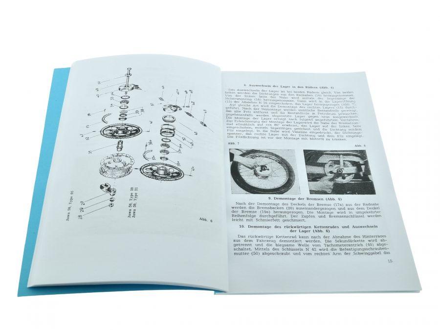 Werkshandbuch JAWA Pionier Typ 05 deutsch