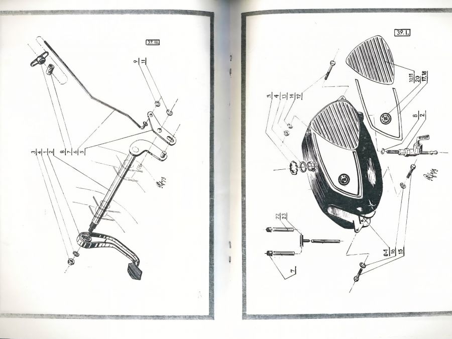 Ersatzteilkatalog CZ 250 Typ 471 deutsch