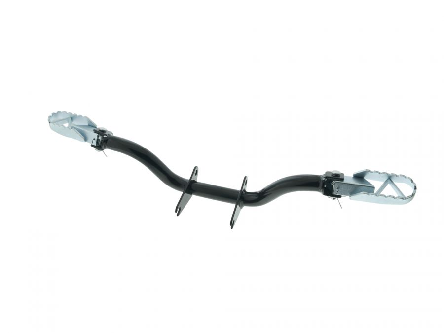 Fußrastenträger S50 S51 S53 mit klappbaren Fußrasten glanzverzinkt